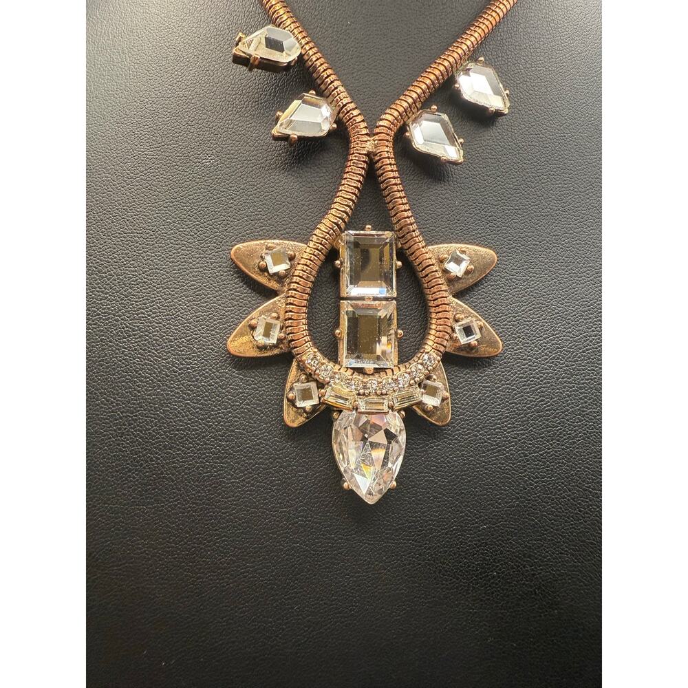 Stella & Dot Retired Soleil Bronze Finish Necklace